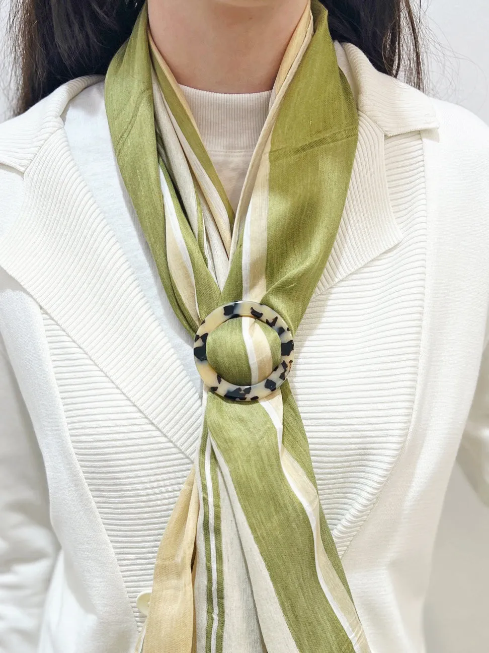 Classic Onyx Scarf Ring