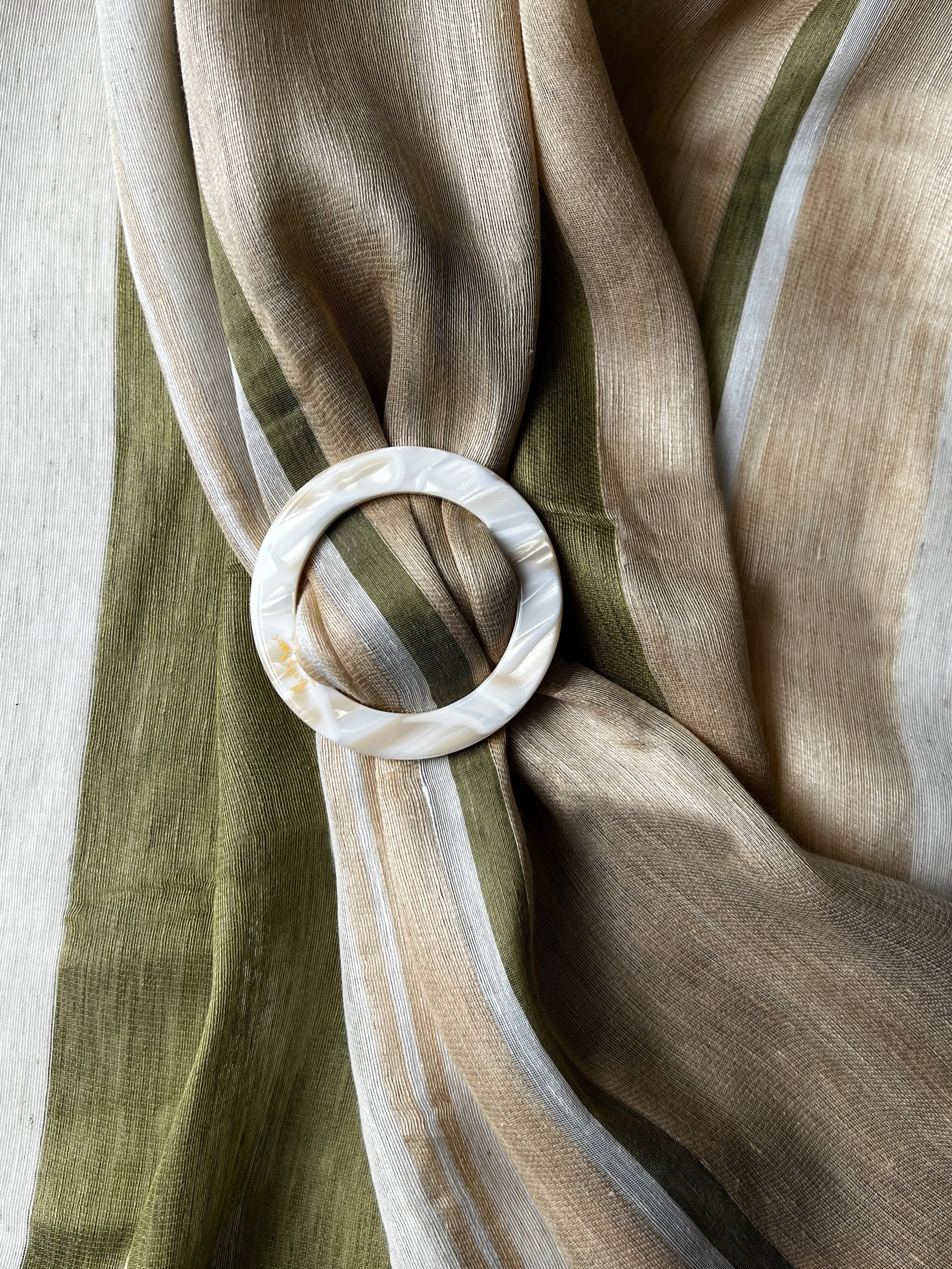 Classic Onyx Scarf Ring