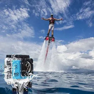 Color: Pink - All PRO Action Sports Camera With 1080P HD And WiFi 18 PCS Of Acce