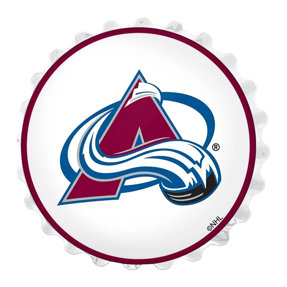 Colorado Avalanche: Bottle Cap Wall Light