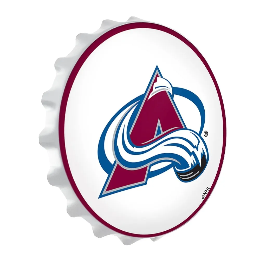 Colorado Avalanche: Bottle Cap Wall Light