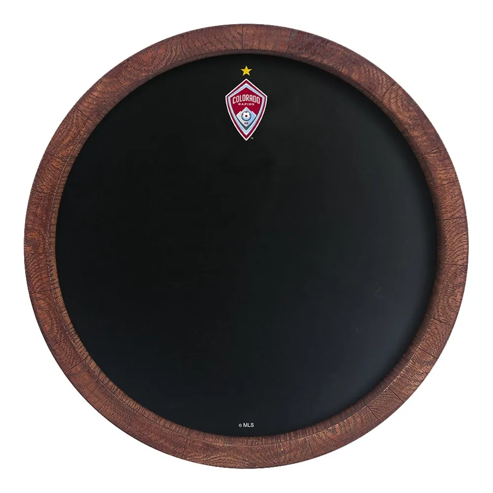 Colorado Rapids: Chalkboard "Faux" Barrel Top Sign