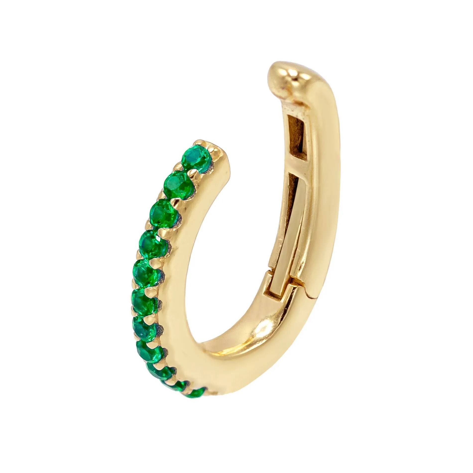 Colored Hinge Pavé Ear Cuff