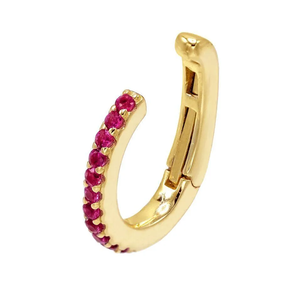 Colored Hinge Pavé Ear Cuff