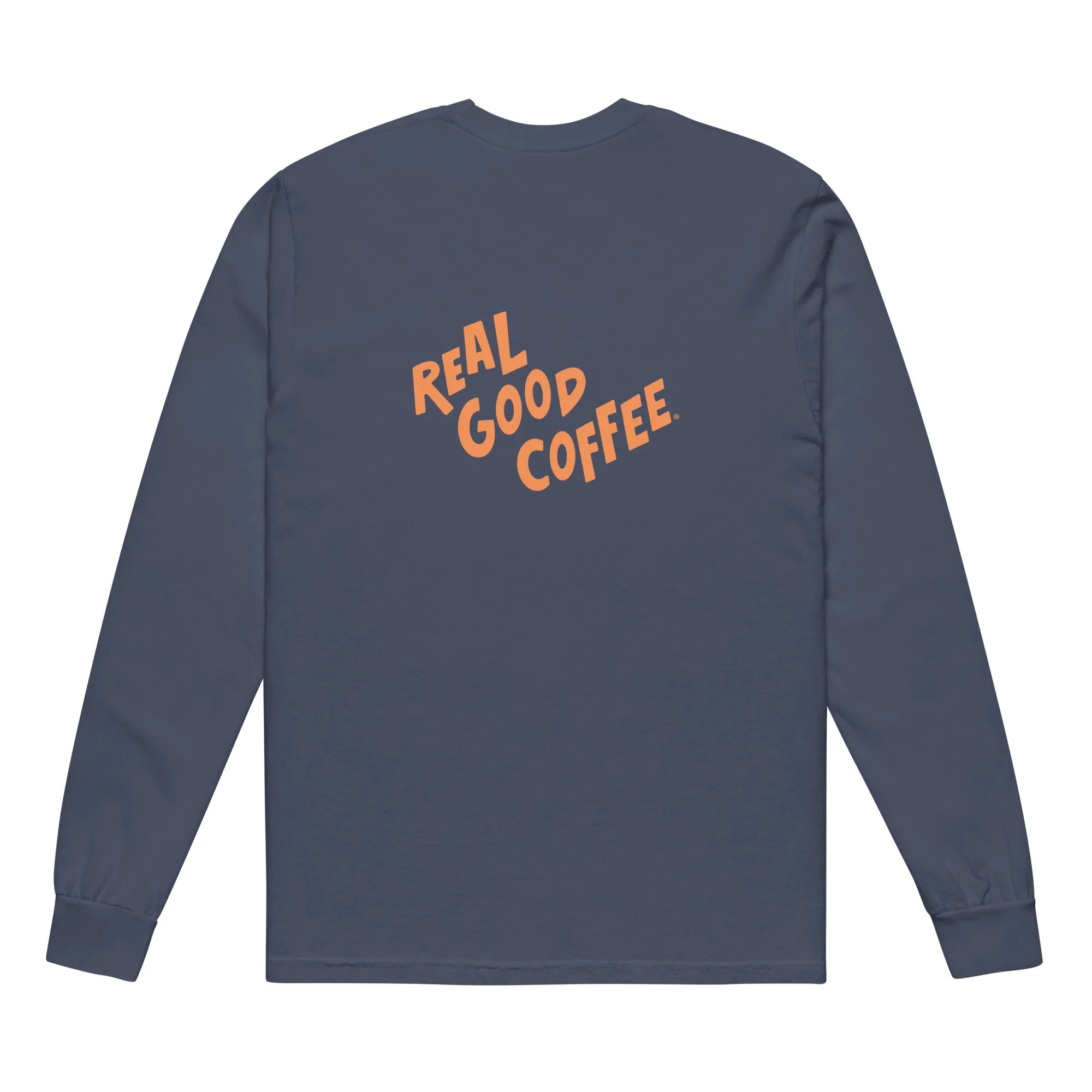 Compass Coffee Heavyweight Long-Sleeve Shirt