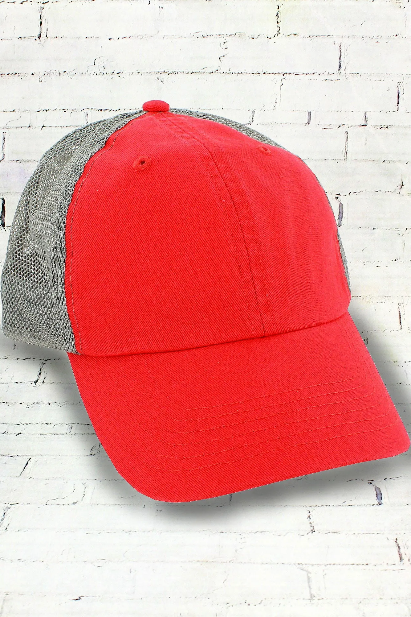 Cosmo and Gray Washed Trucker Cap