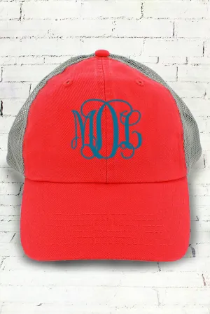 Cosmo and Gray Washed Trucker Cap