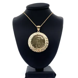 Custom Liberty Coin Pendant