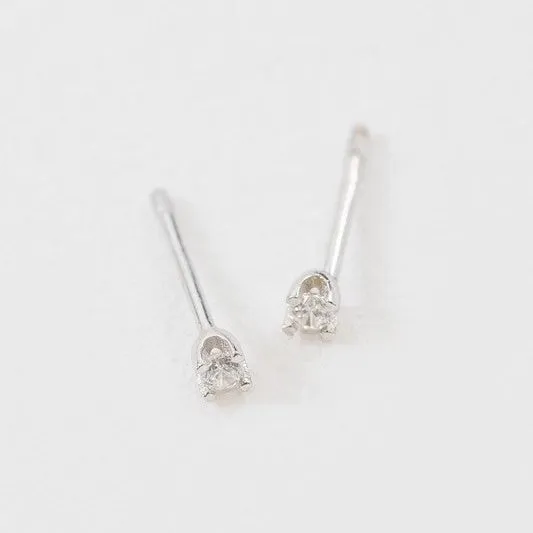 Dainty Stud Stone Earrings