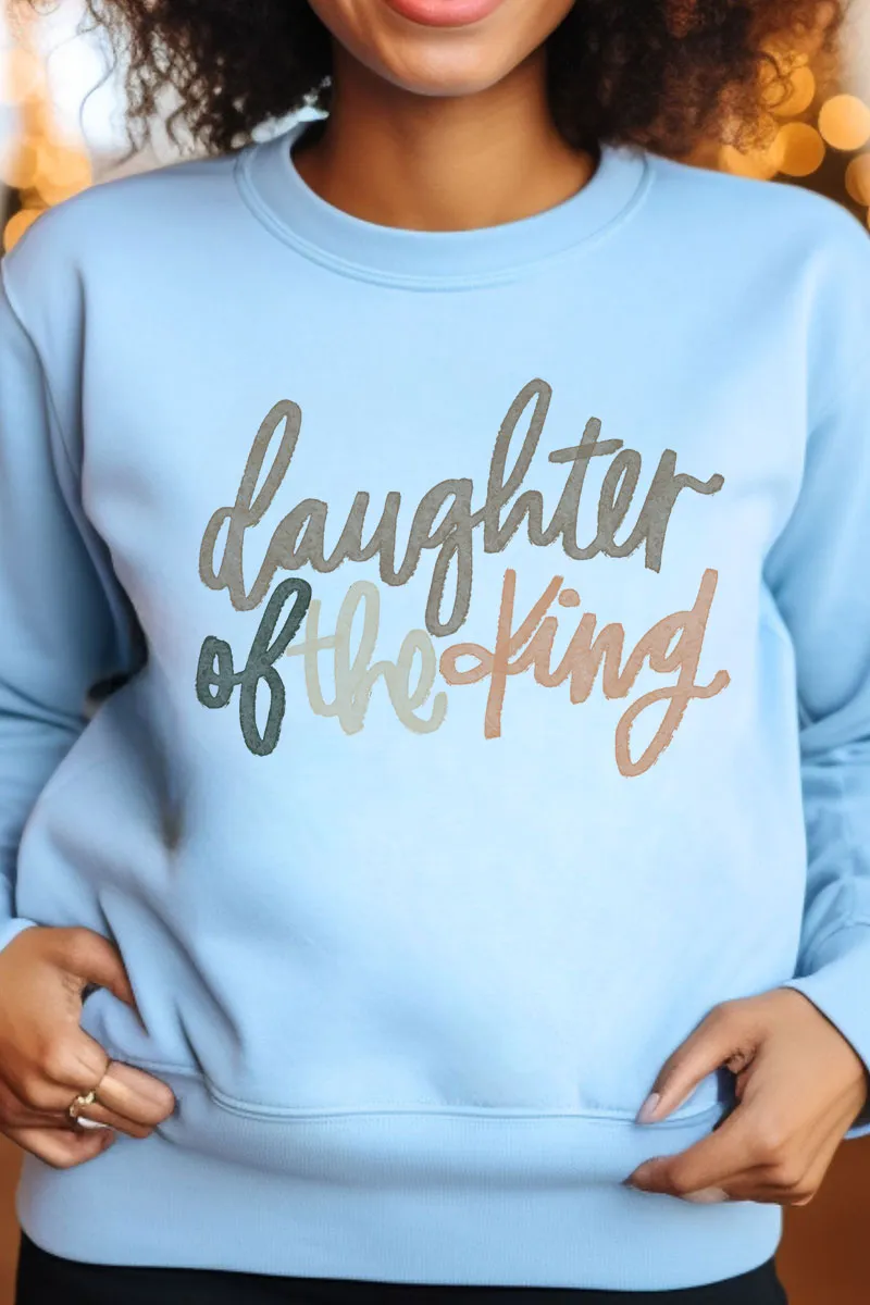 Daughter Of The King Heavy-weight Crew Sweatshirt
