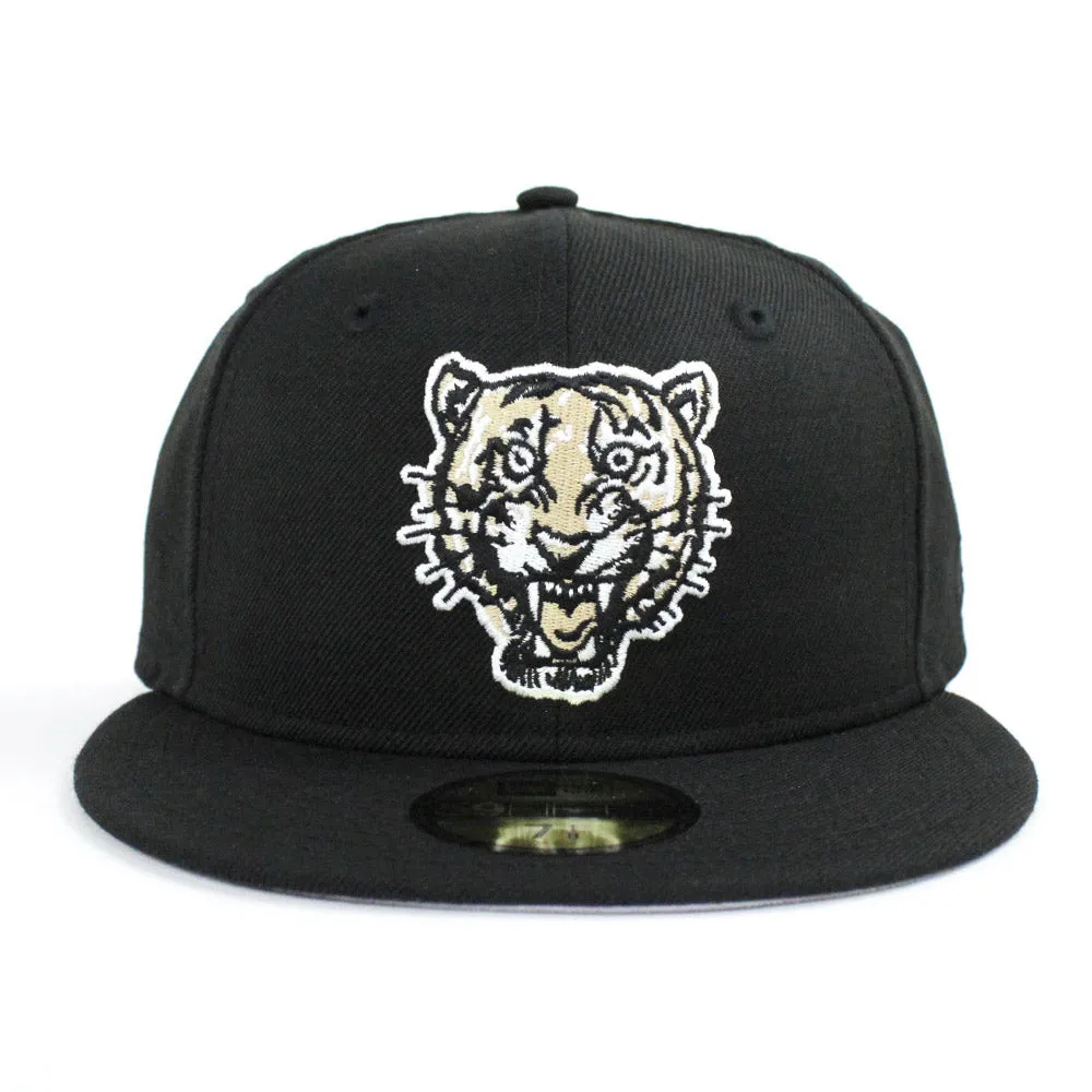 Detroit Tigers New Era 59Fifty Fitted Hat (Air Jordan 4 Wheat Black Gray Under Brim)