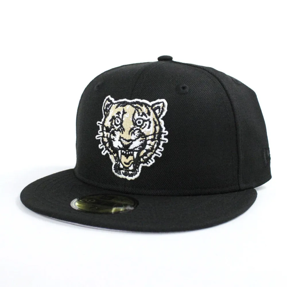 Detroit Tigers New Era 59Fifty Fitted Hat (Air Jordan 4 Wheat Black Gray Under Brim)