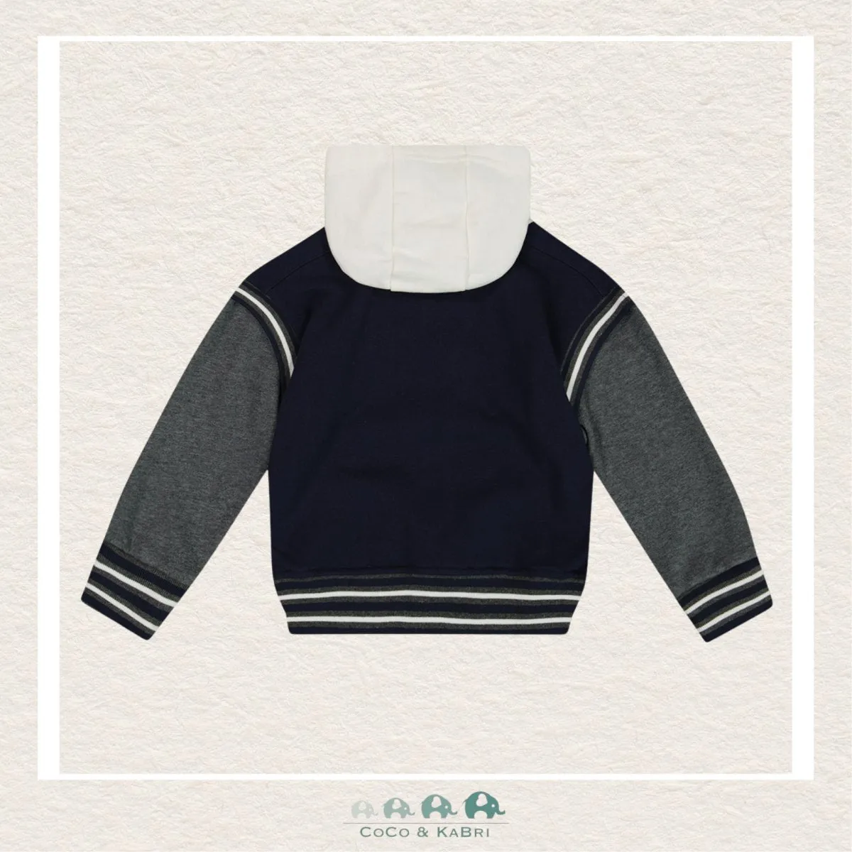 Deux Par Deux: Boys Full Zip Hooded Fleece Top