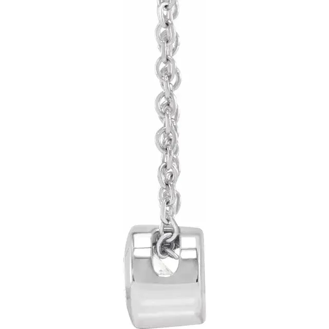 Diamond Bezel Necklace - Special Order
