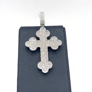 Diamond Cross Pendant WG