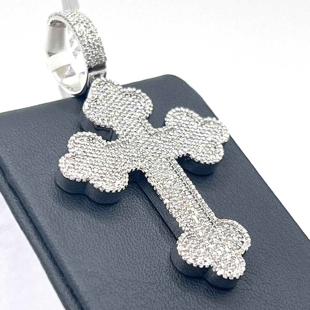 Diamond Cross Pendant WG