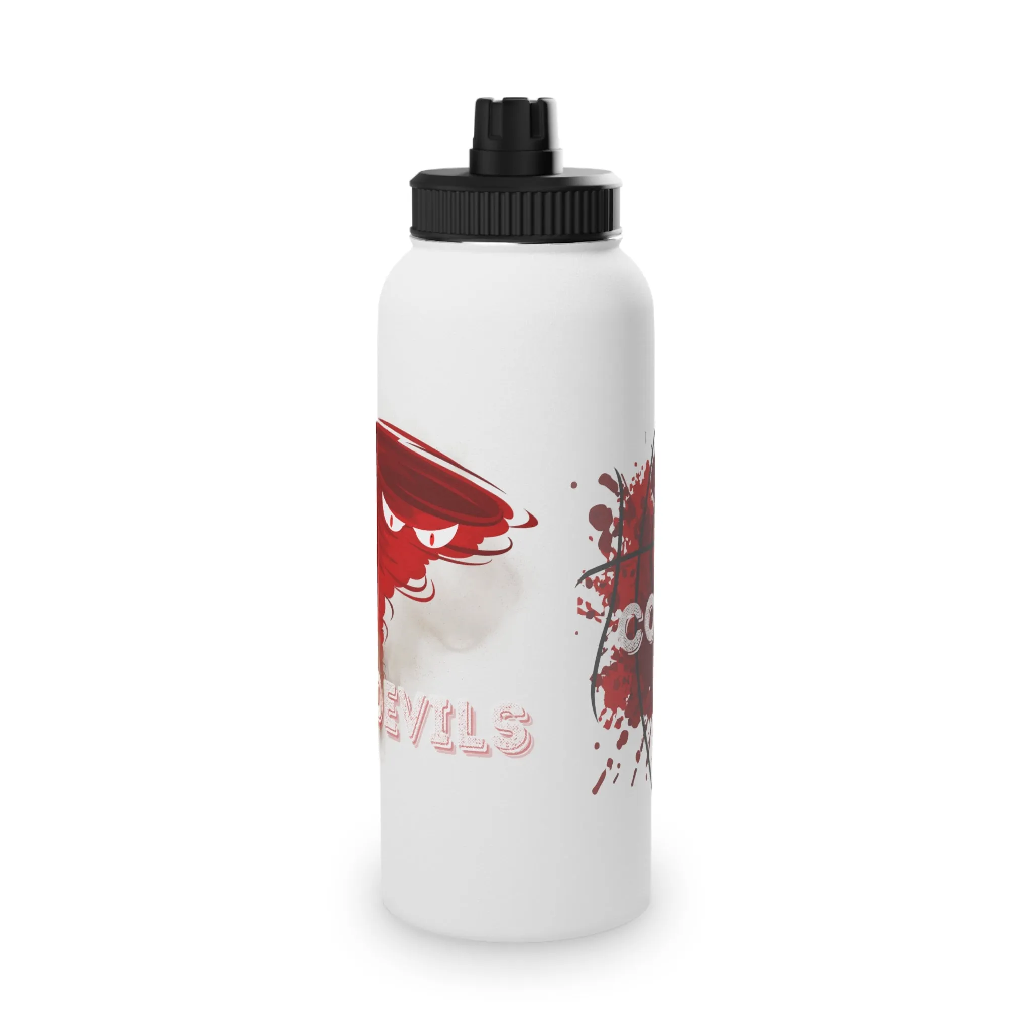 Dirt Devils Sports Stainless Steel Water Bottle - Durable & Fun Sports Hydration