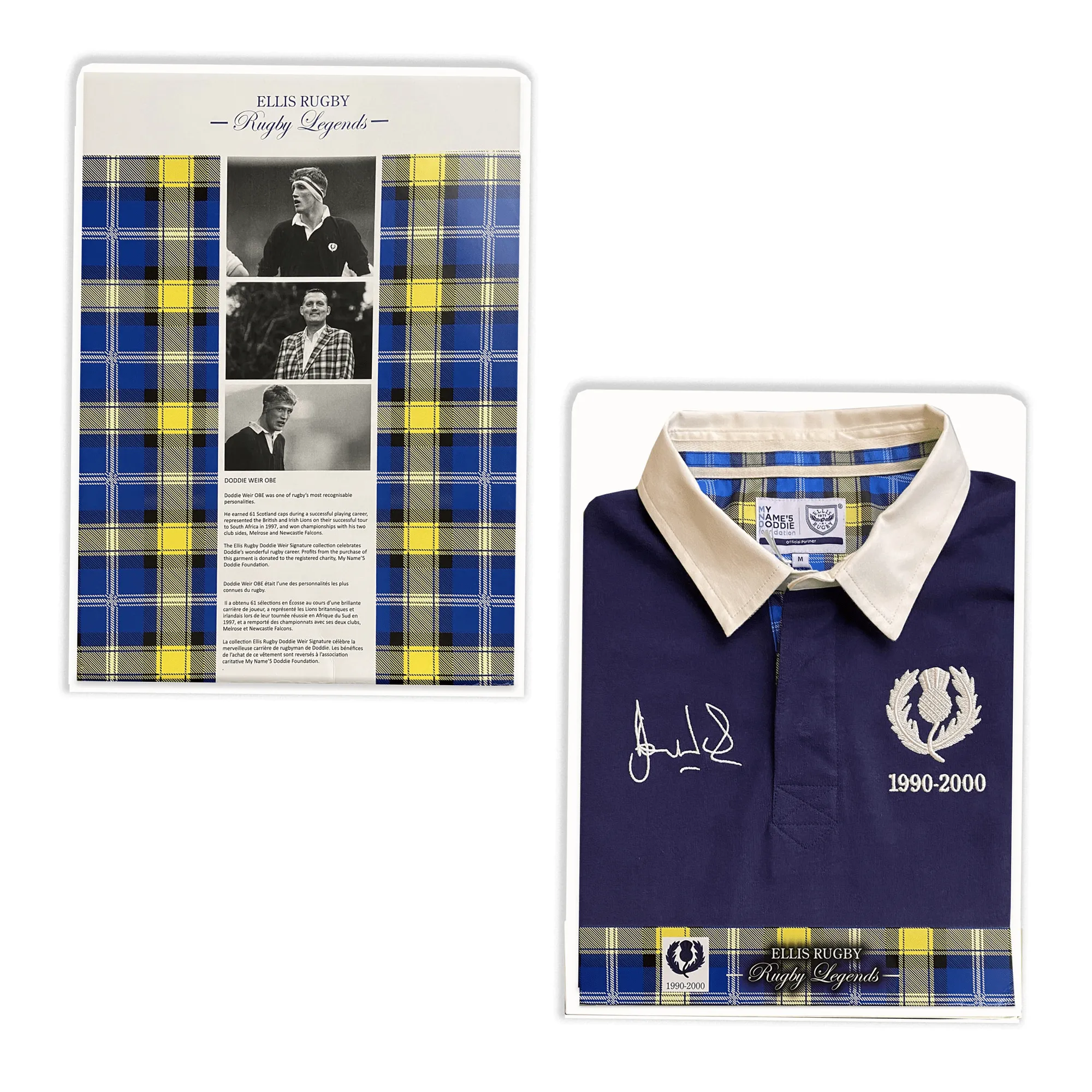 Doddie Weir Classic Jersey by Ellis Rugby