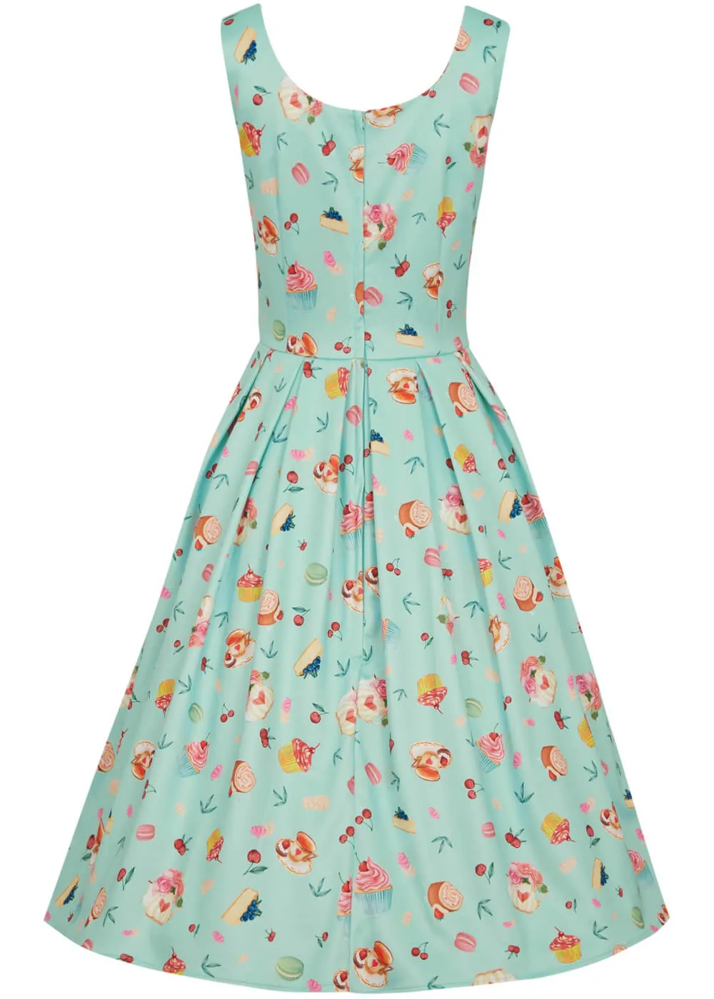 Dolly & Dotty Amanda Afternoon Tea 50's Swing Dress Blue