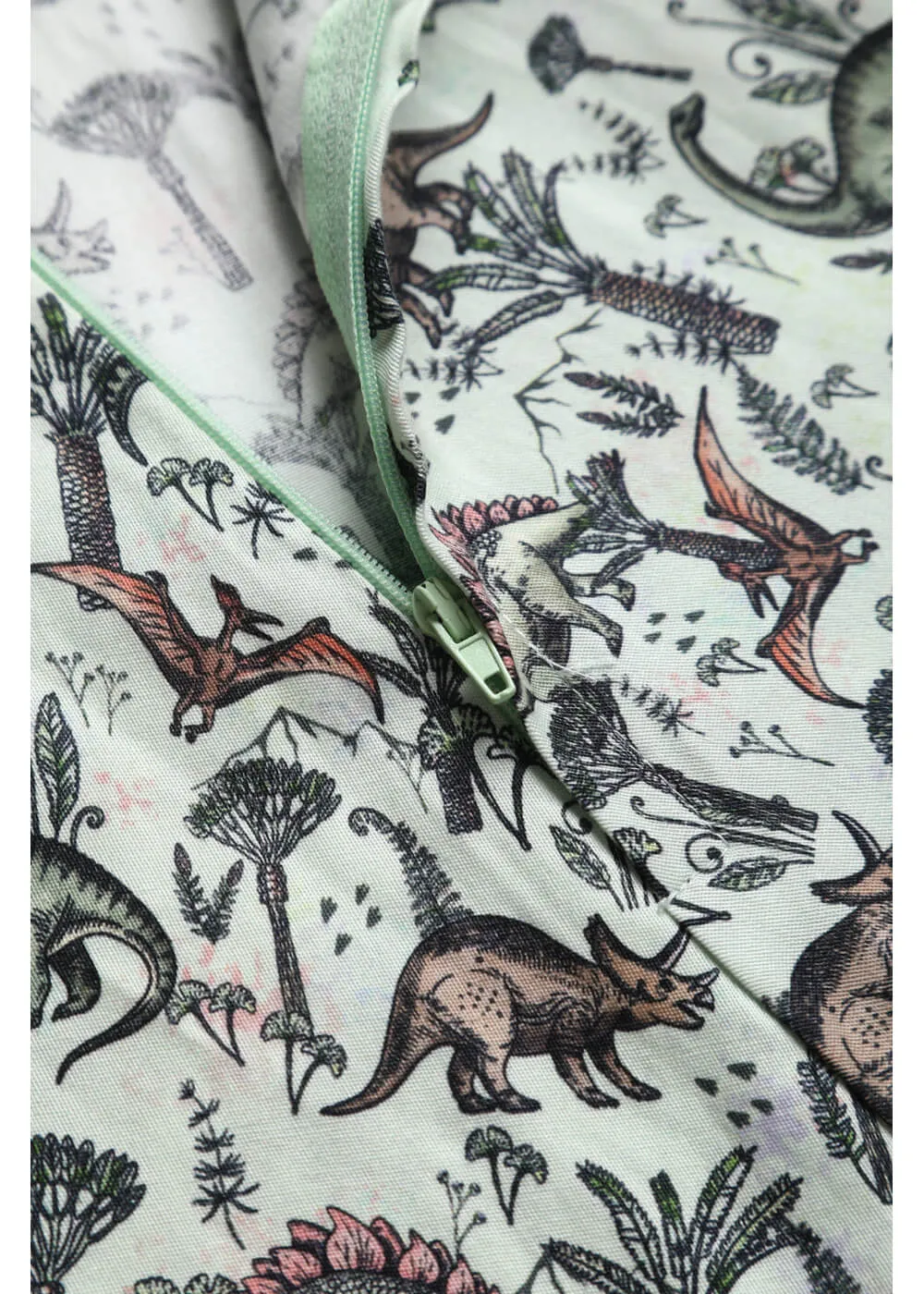 Dolly & Dotty Penelope Dinosaur Forest 50's Swing Dress Green