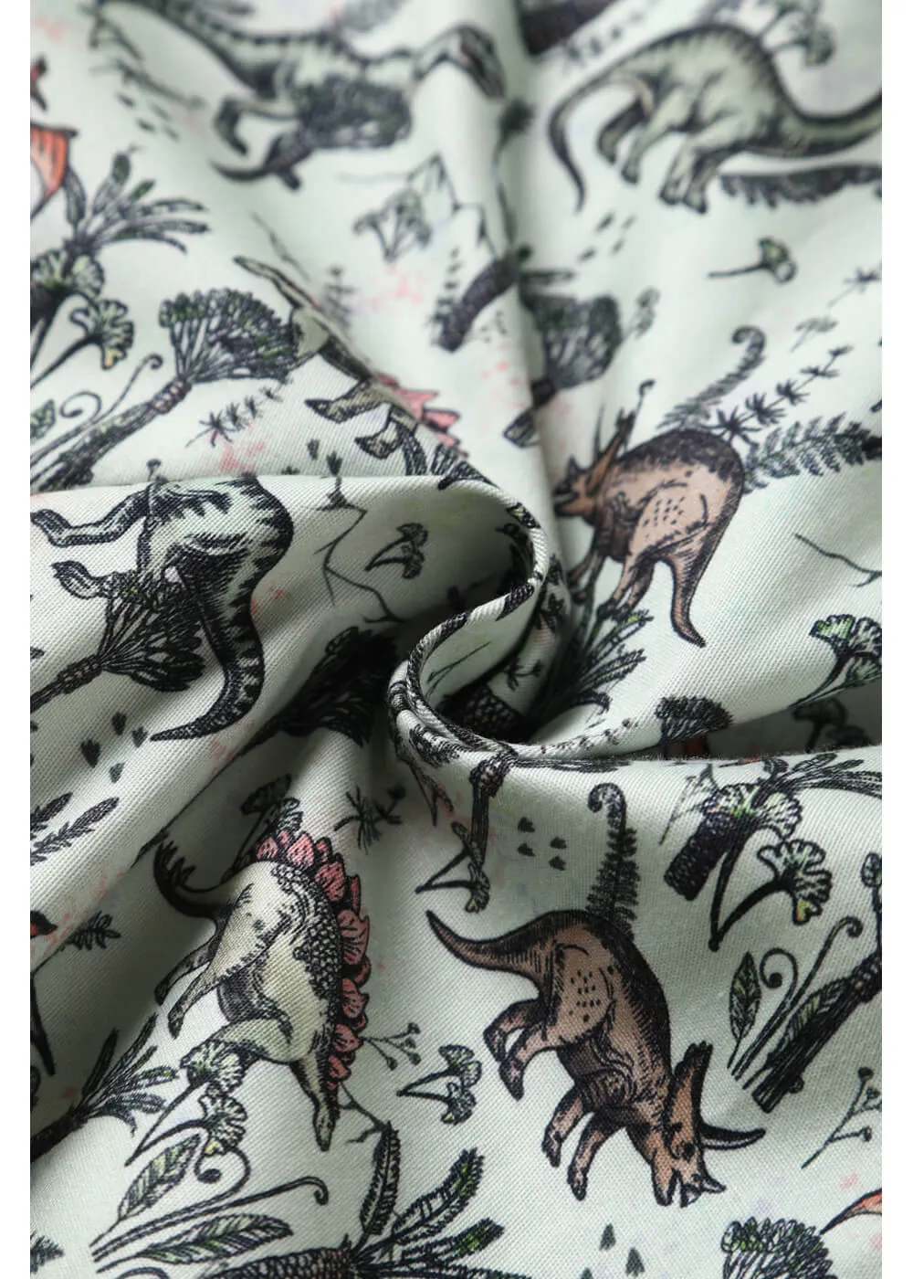 Dolly & Dotty Penelope Dinosaur Forest 50's Swing Dress Green