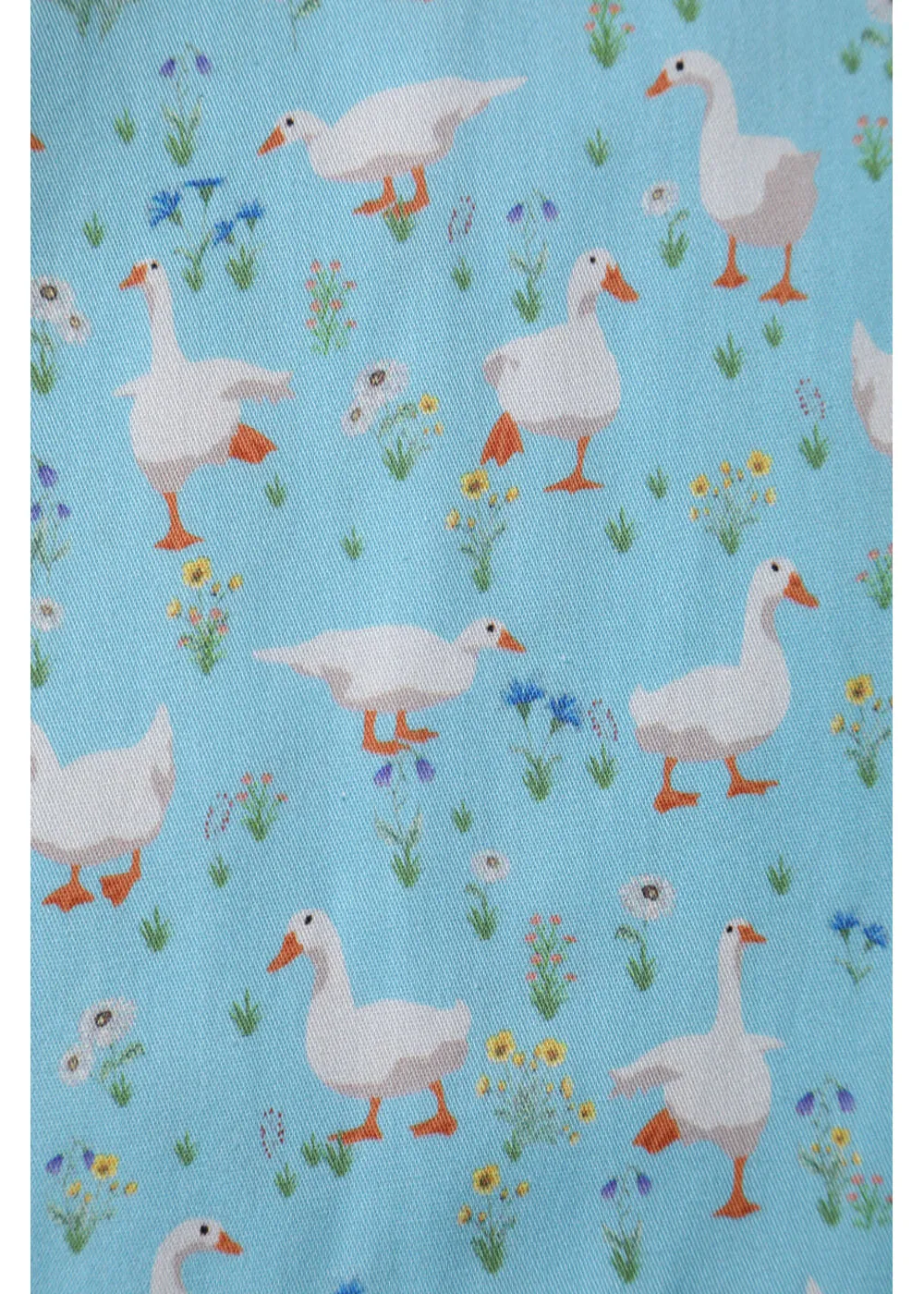 Dolly & Dotty Penelope Duck Farm  50's Swing Dress Light Blue