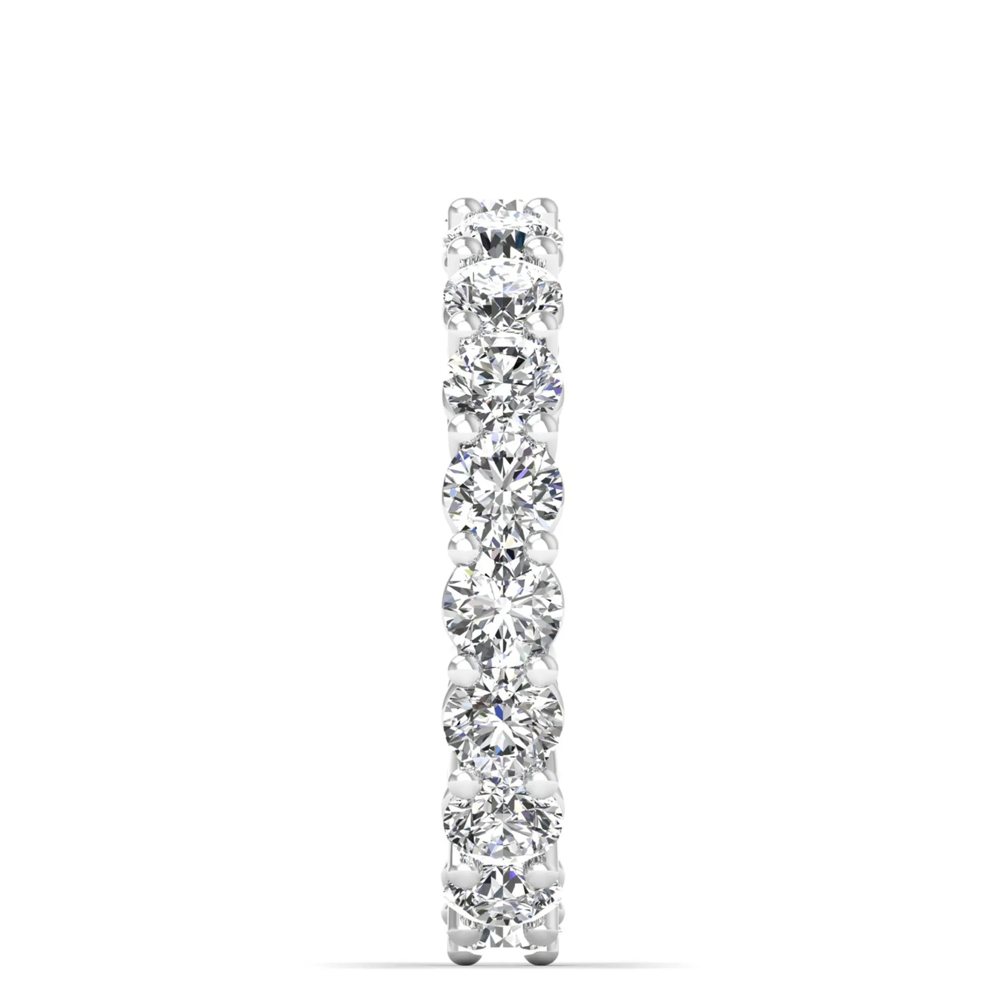 Dome Basket Diamond Eternity Ring
