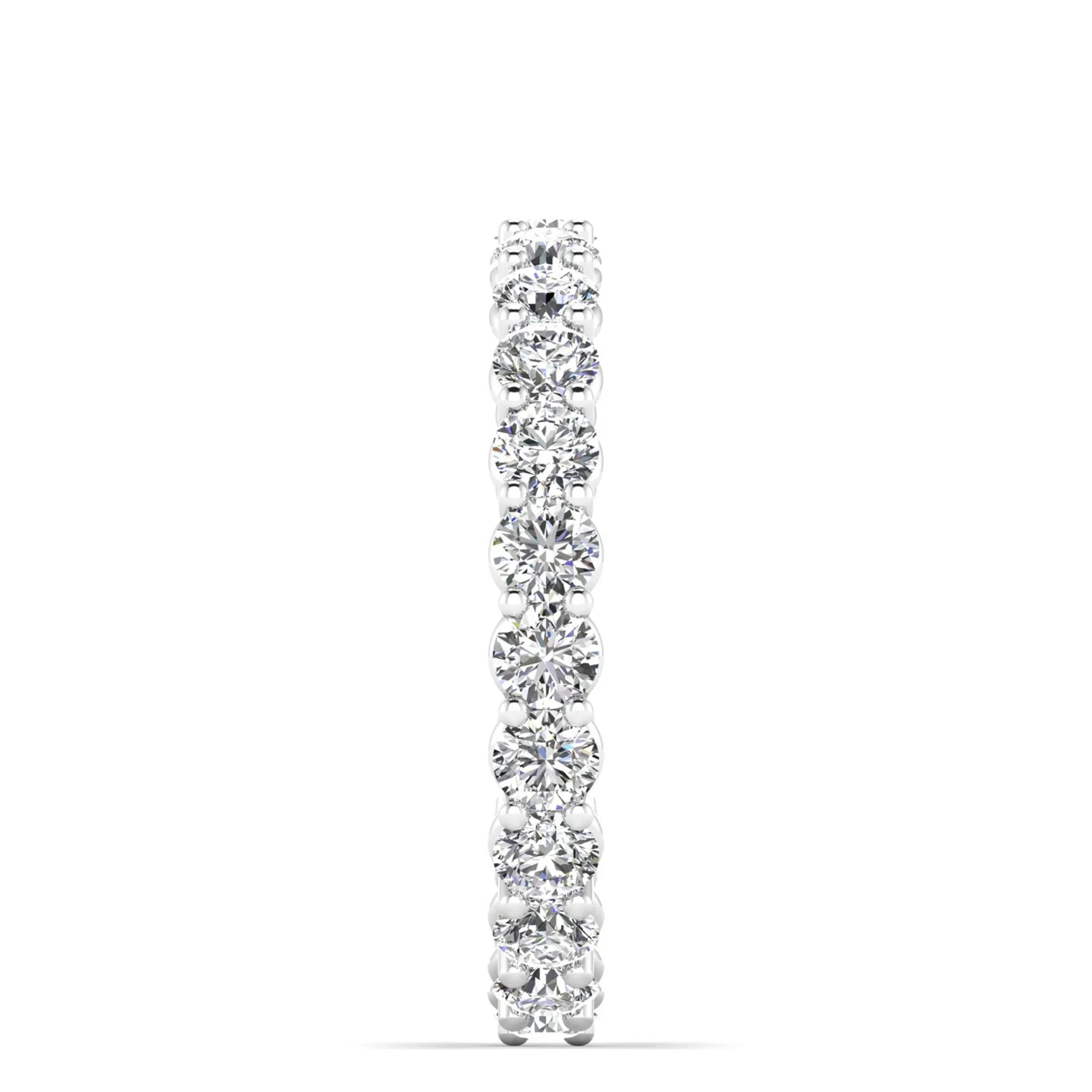 Dome Basket Diamond Eternity Ring
