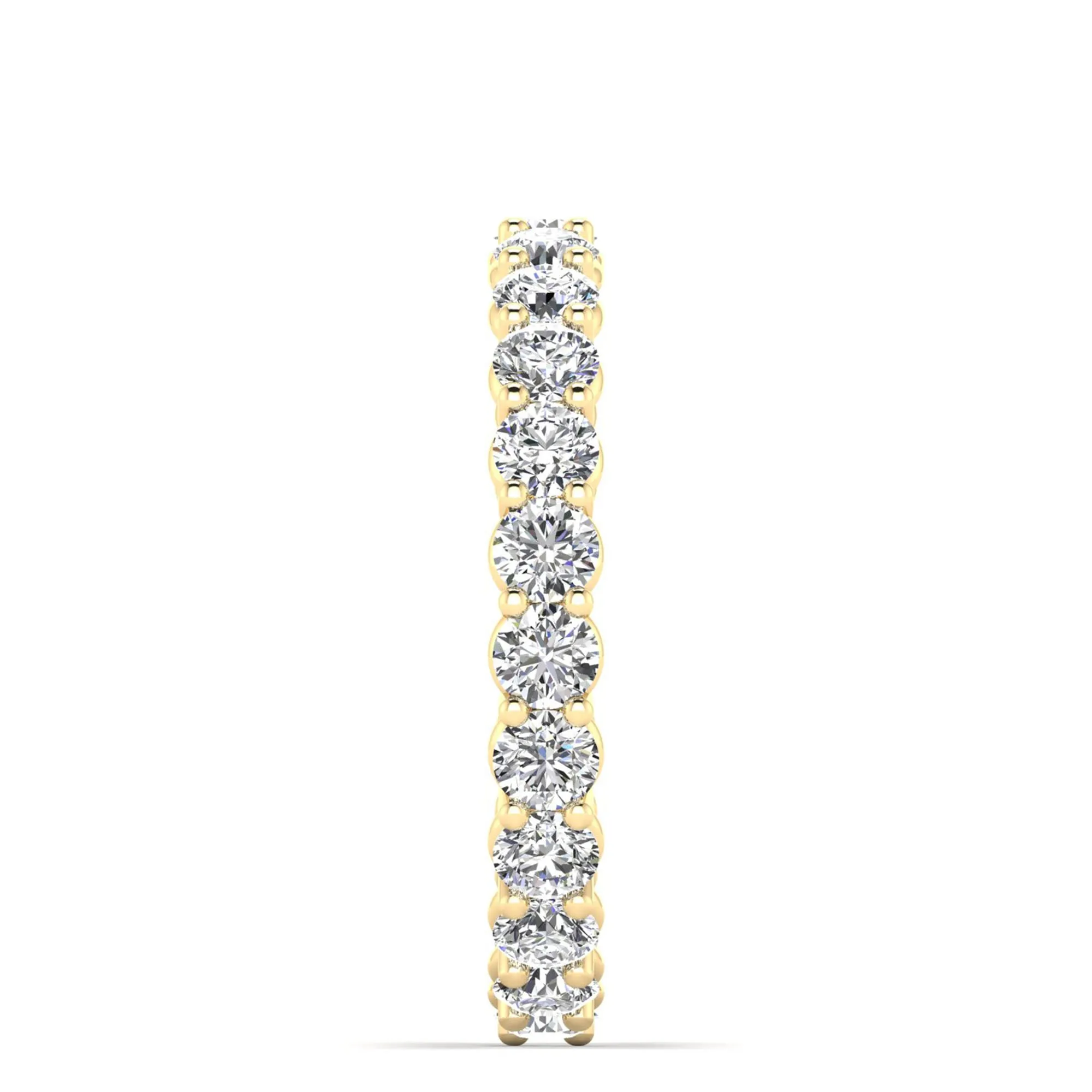 Dome Basket Diamond Eternity Ring
