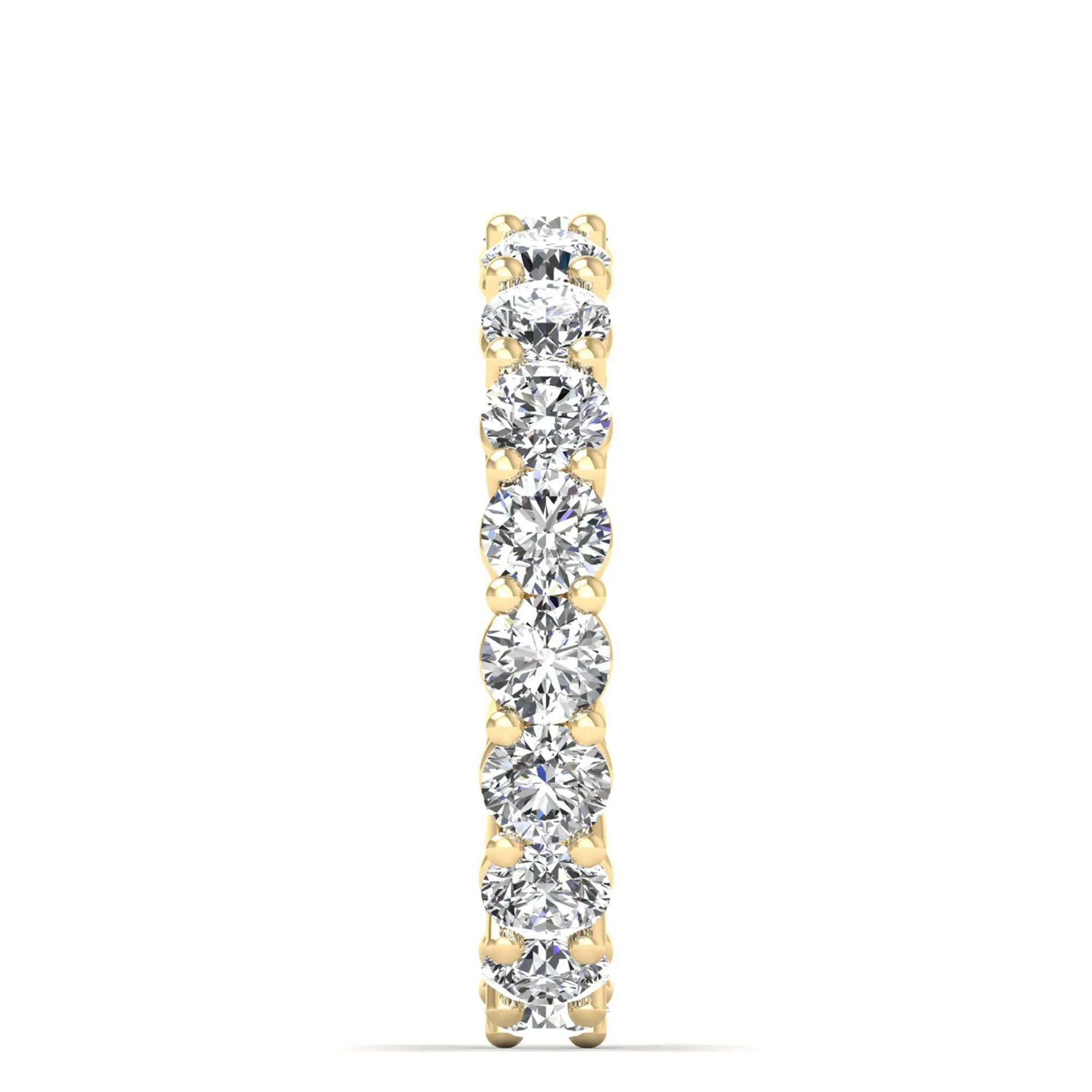 Dome Basket Diamond Eternity Ring