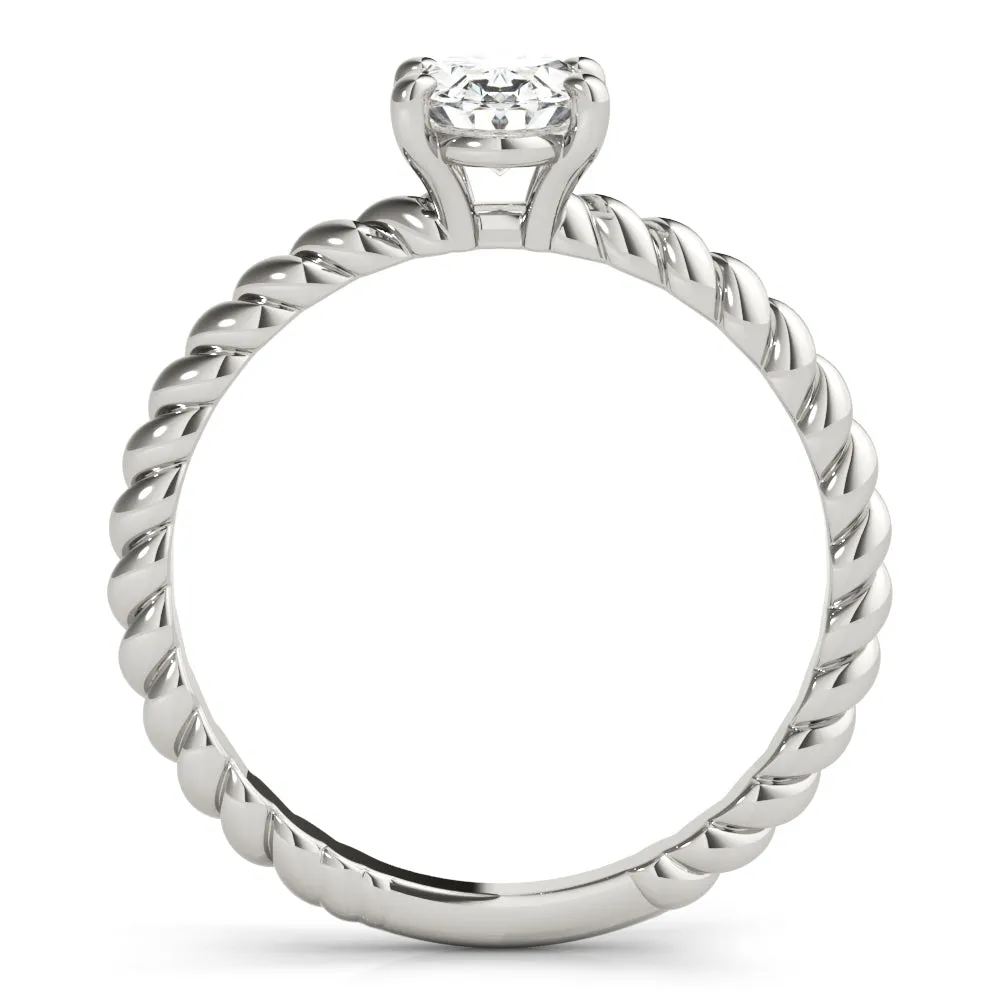 Eleanor Oval Diamond Solitaire Engagement Ring