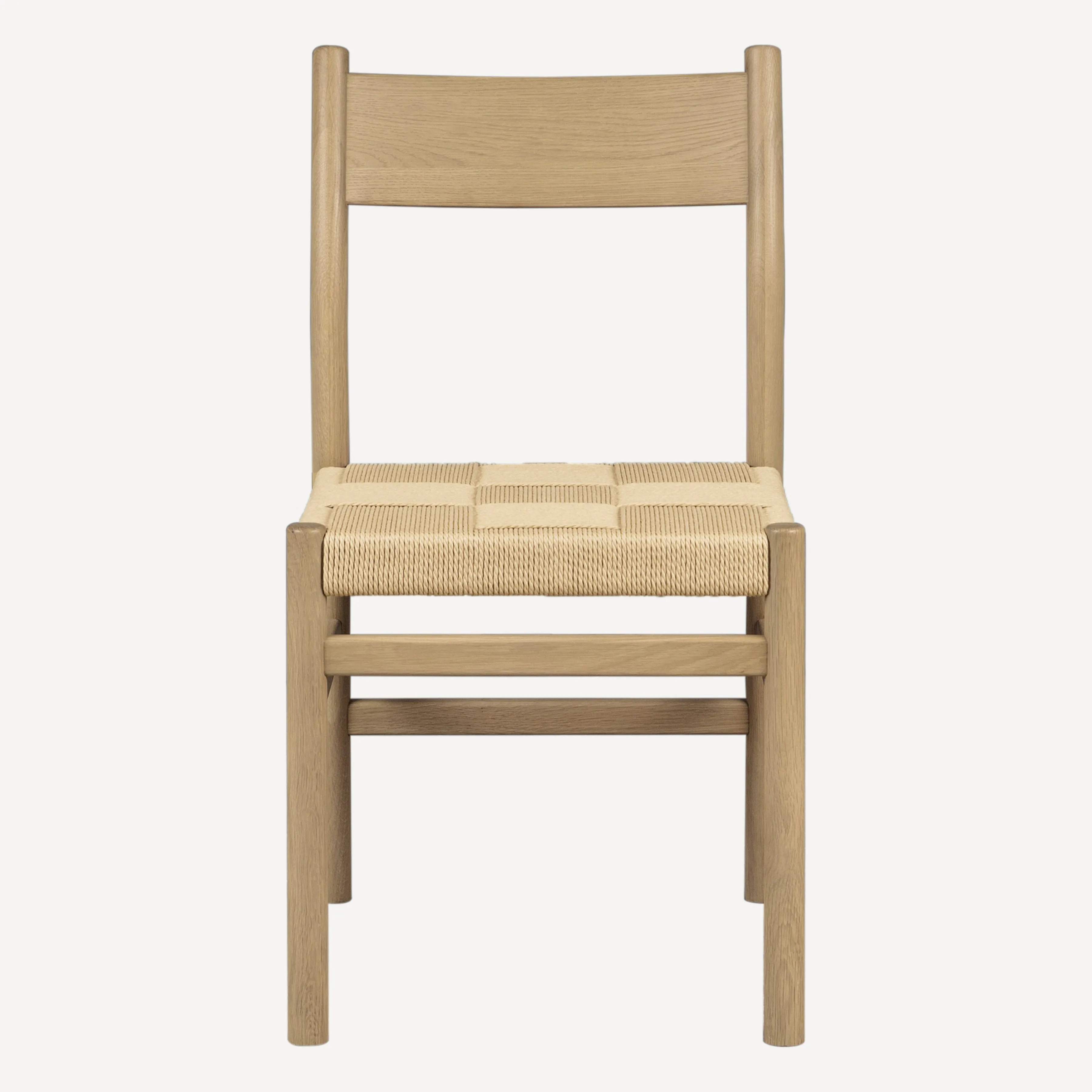 Elegant Minimalist Oak Dining Duo
