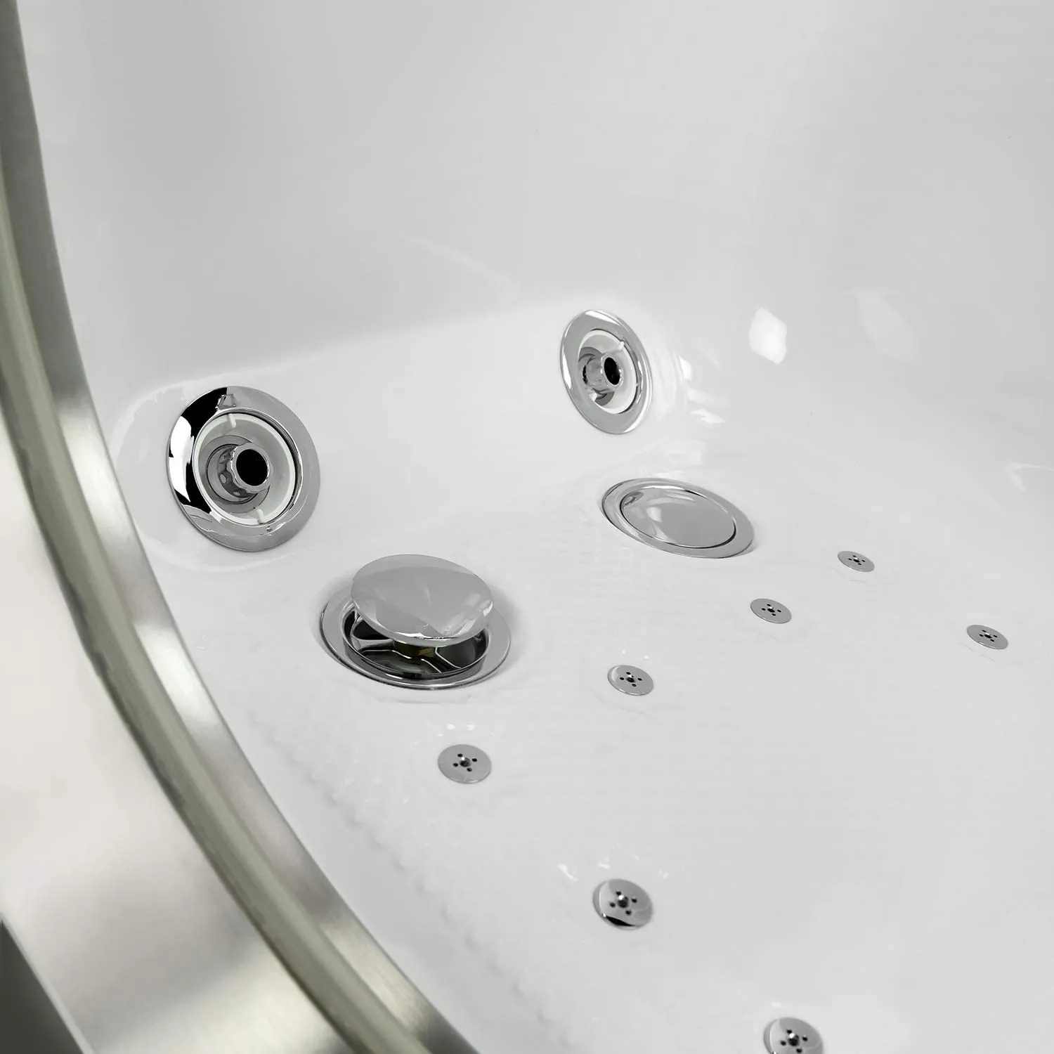 Ella's Bubbles H93117-HB Royal Air and Hydro Massage Acrylic Walk-In Bathtub with Heated Seat, 32"x 52", White