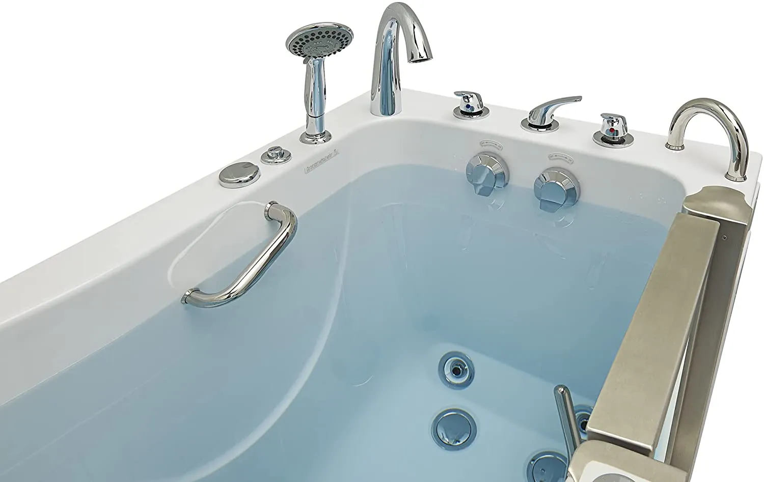 Ella's Bubbles HH3118-HB Royal Hydro Massage Acrylic Walk-In Bathtub with Heated Seat, 32"x 52", White