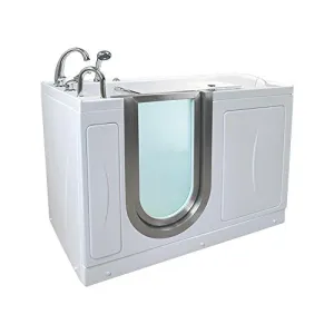 Ella's Bubbles HM3117-HB Royal Hydro and Microbubble Therapy Acrylic Walk-In Bathtub, 32"x 52", White