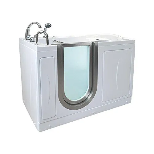 Ella's Bubbles HM3117-HB Royal Hydro and Microbubble Therapy Acrylic Walk-In Bathtub, 32"x 52", White