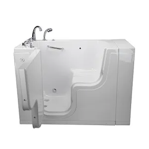 Ella's OLA3052M-L-HB Transfer Acrylic L Shape Wheelchair, 29x52x42", White