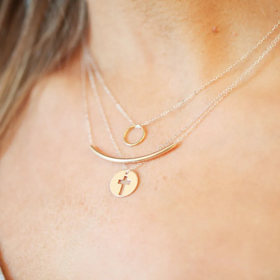 enewton Halo Charm Necklace