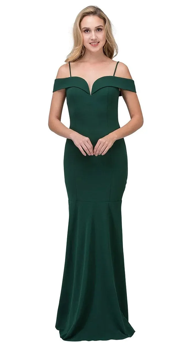 Eureka 2100 Off Shoulder Mermaid Style Gown Sweetheart Neckline