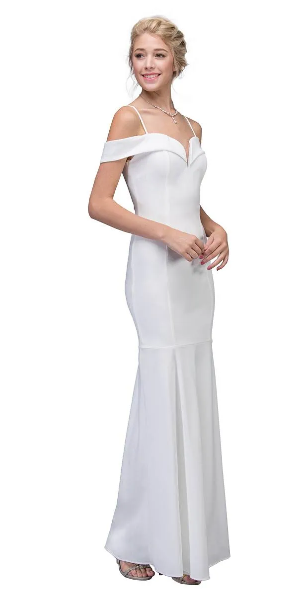 Eureka 2100 Off Shoulder Mermaid Style Gown Sweetheart Neckline