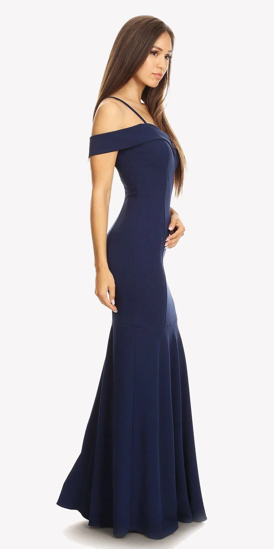 Eureka 2100 Off Shoulder Mermaid Style Gown Sweetheart Neckline