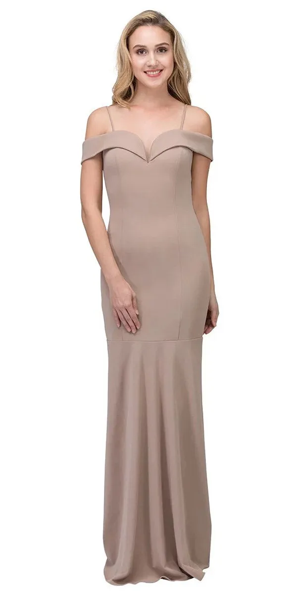 Eureka 2100 Off Shoulder Mermaid Style Gown Sweetheart Neckline