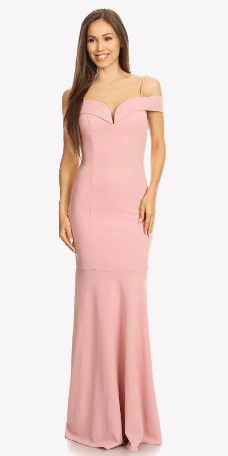 Eureka 2100 Off Shoulder Mermaid Style Gown Sweetheart Neckline