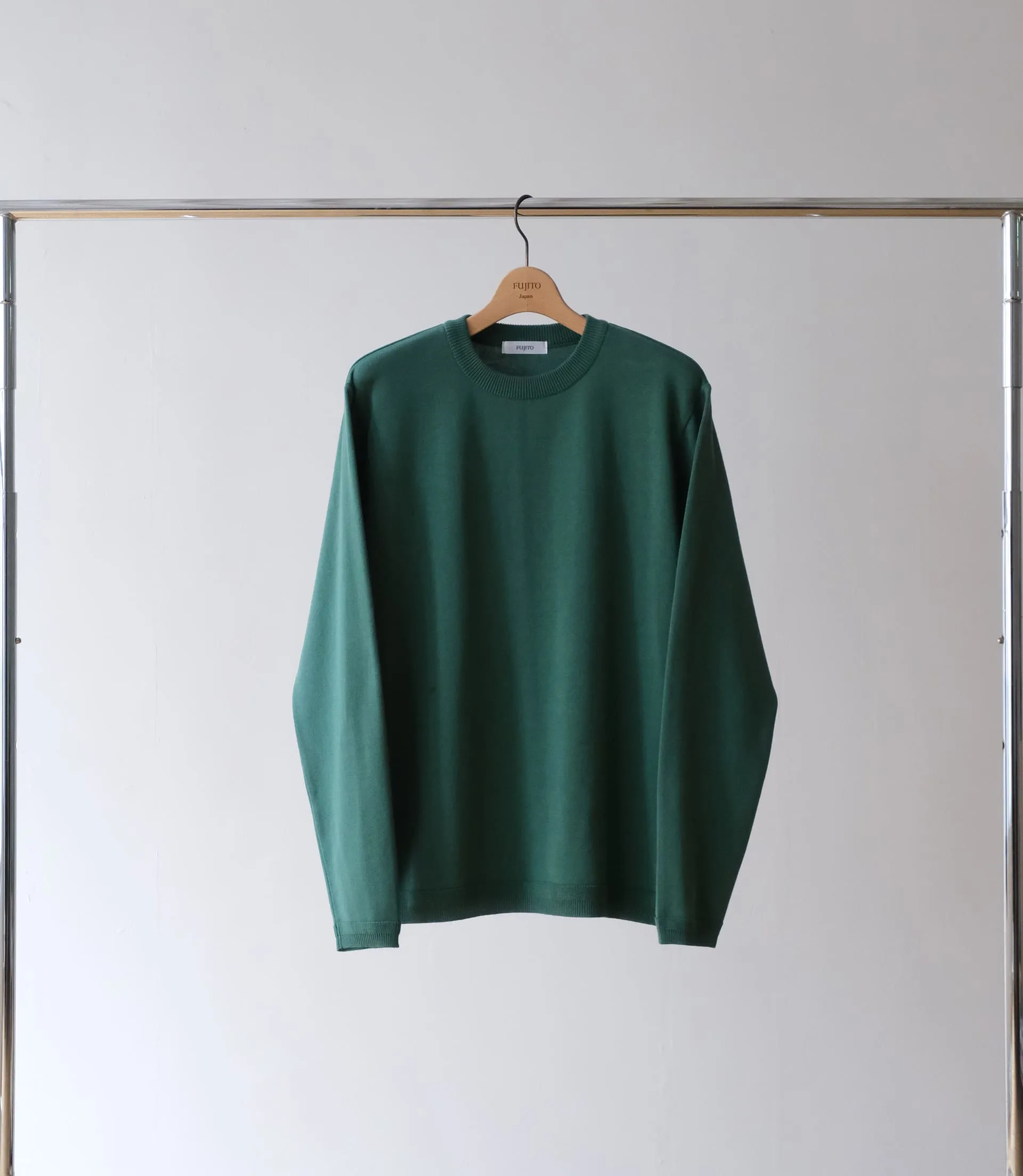 FINAL SALE: Knit Cotton Sweater - Green
