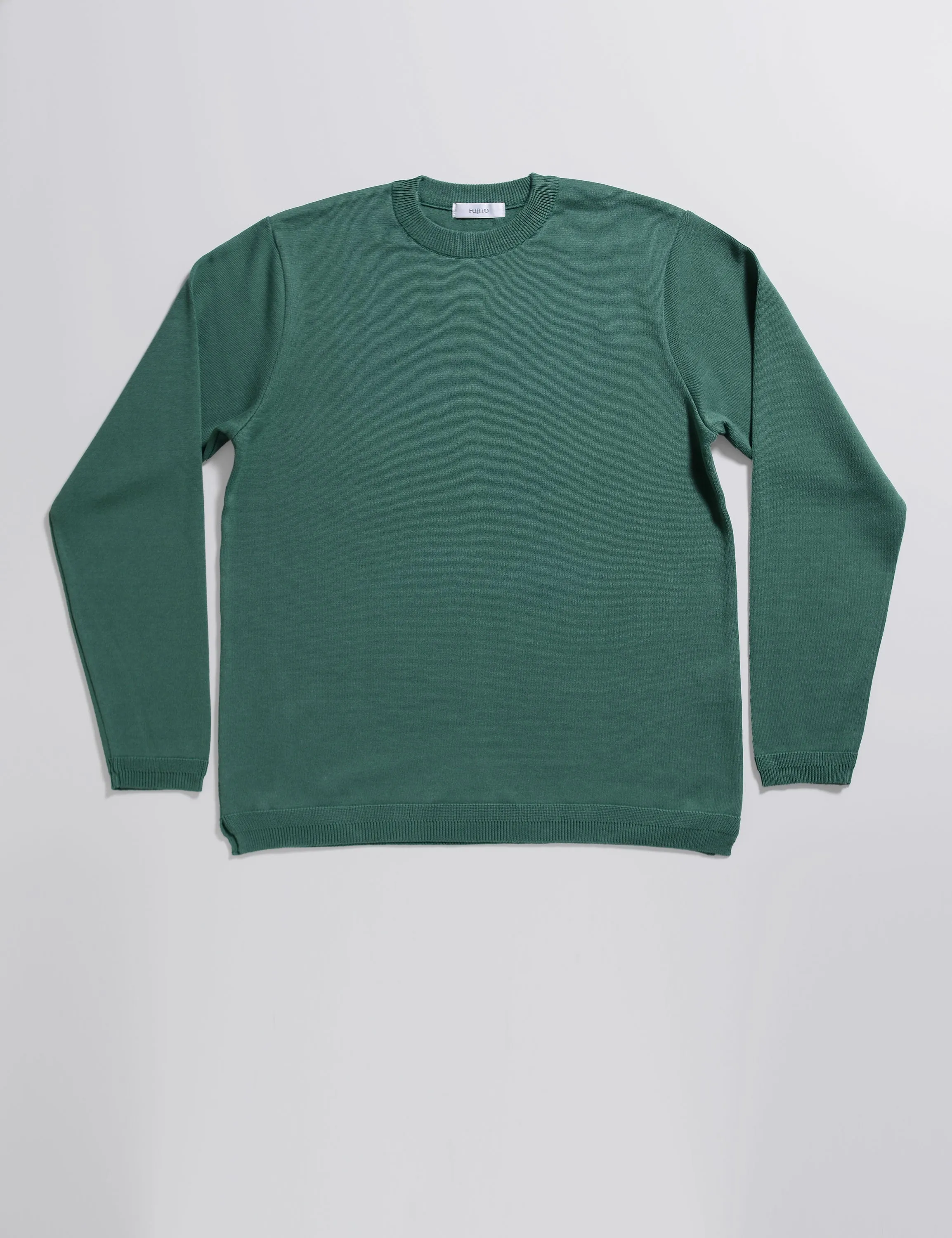 FINAL SALE: Knit Cotton Sweater - Green