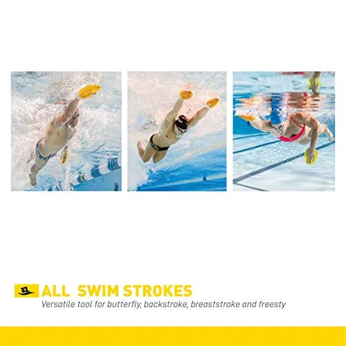 Finis Agility Hand Paddles, Small, Yellow