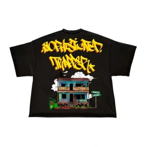 Flair Made “Sophisticated Trapper” Cropped Tee