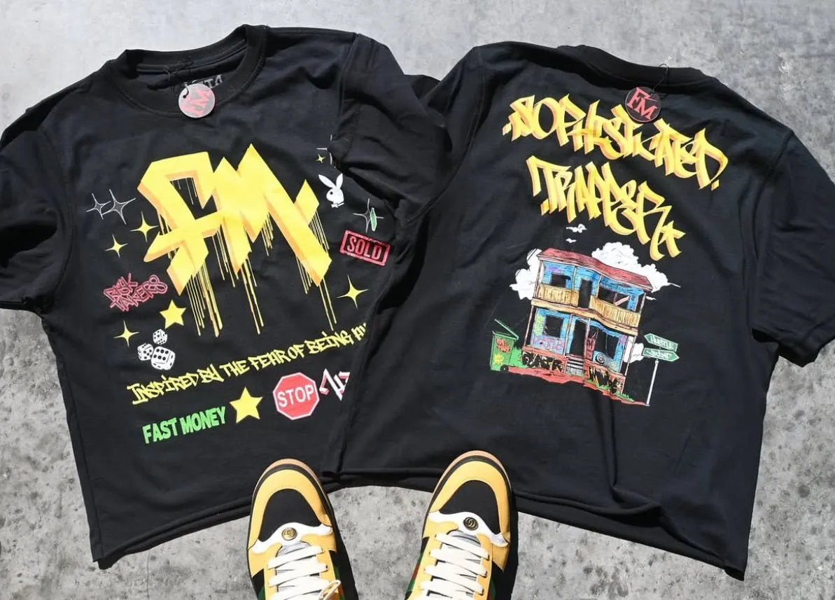Flair Made “Sophisticated Trapper” Cropped Tee