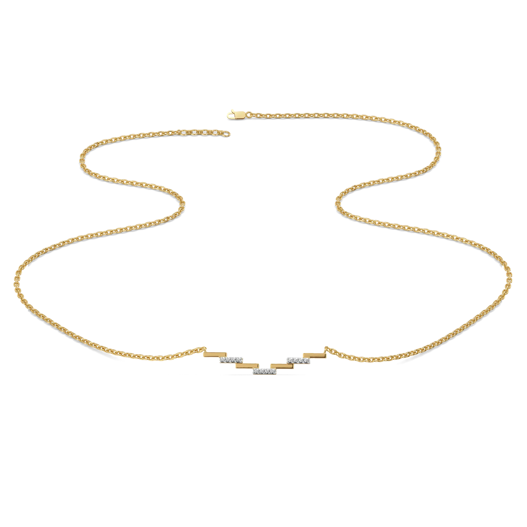 Floating Staircase - Lab Grown Diamond Necklace