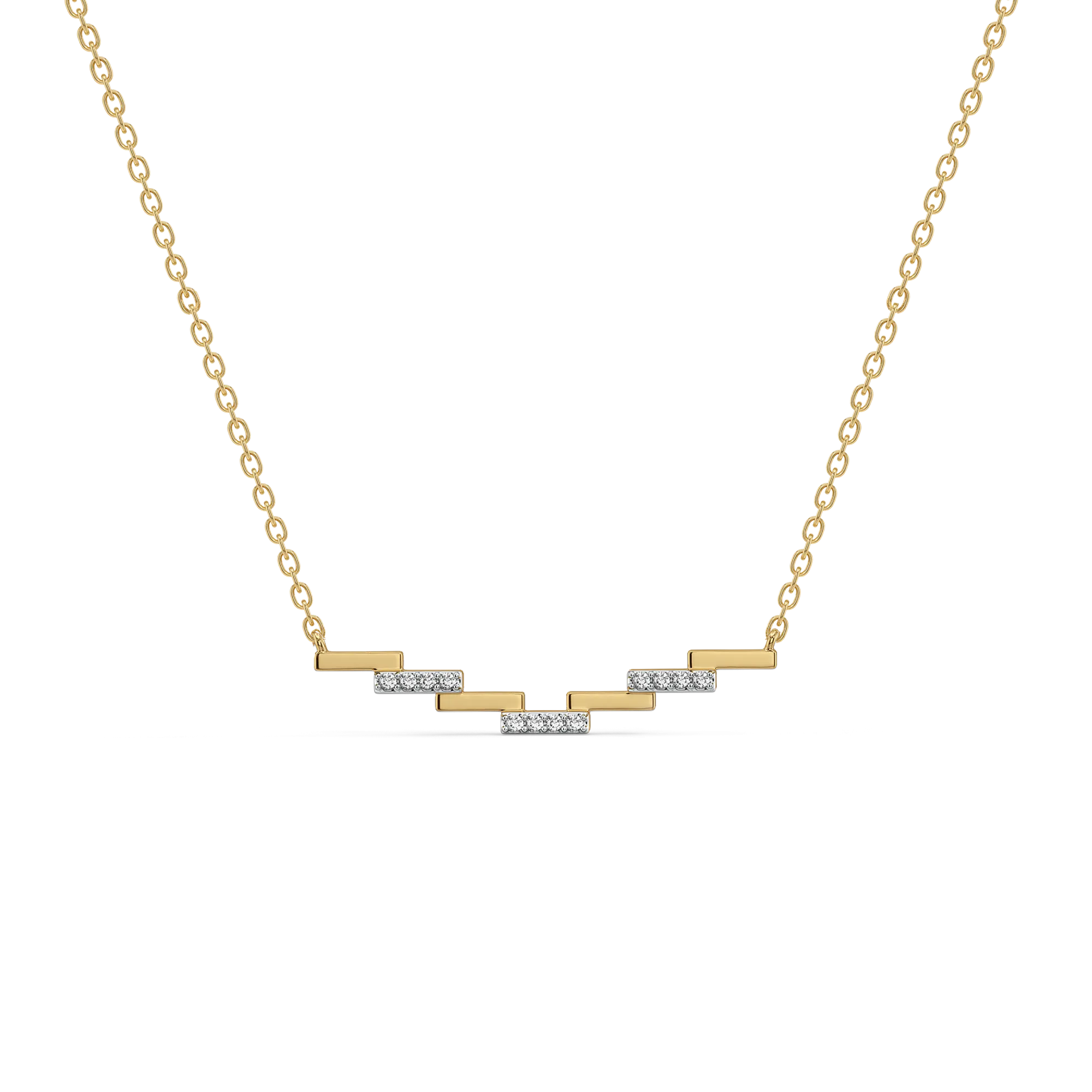 Floating Staircase - Lab Grown Diamond Necklace